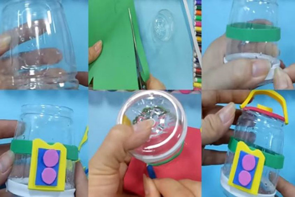 Làm nồi cơm điện mini từ chai nhựa