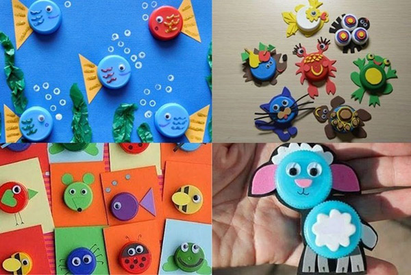 Làm các con vật ngộ nghĩnh từ chai nhựa