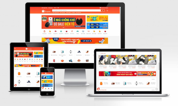Giao diện bán hàng trên shopee thân thiện, dễ sử dụng