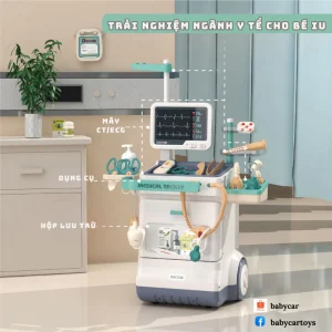 Đồ Chơi Bác Sĩ Cao Cấp Có Xe Đẩy - Bộ Đồ Chơi Bác Sĩ Cho Bé Trai Bé Gái